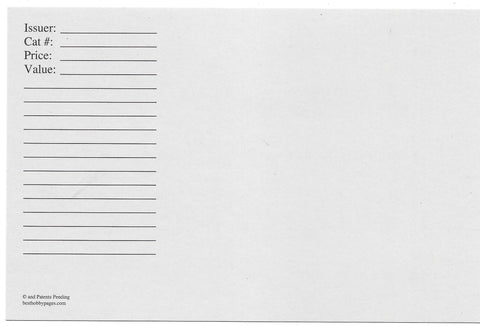 Replacement Cards For Jumbo 2-Pocket Envelope Pack of 25 - Best hobby pages
